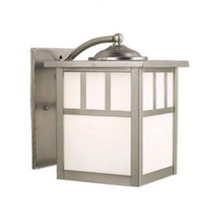 Vaxcel Lighting OW14673ST Mission 1 Light Outdoor Wall Sconce, Stainless Steel   Wall Porch Lights  