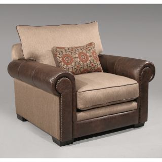 Brown Leather Bonded Avery Chair