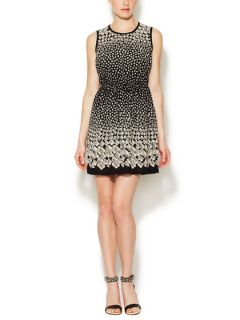 Letters Borders A Line Dress by Anna Sui