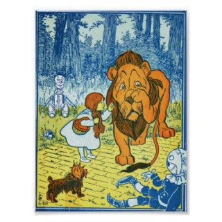 Cowardly Lion Poster