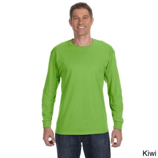 Jerzees Jerzees Mens 50/50 Heavyweight Blend Long Sleeve T shirt Green Size XXL