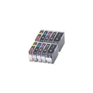 10 Pack compatible Ink PGI 5BK, CLI 8BK, CLI 8C, CLI 8M, CLI 8Y Inkjet Cartridge for Canon PIXMA MP 500, MP 530, MP 830 MP 950 MP 960 MP 970 MX 850, PIXMA iP4200, iP4500, iP5200 Electronics