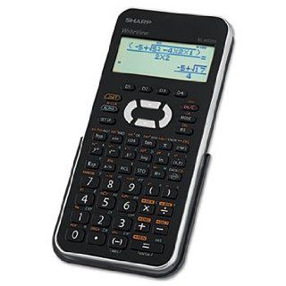 EL W535XBSL Scientific Calculator, 16 Digit x 4 Line LCD, Black/Silver  Electronics