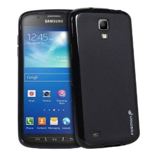 Fosmon DURA FROST Series TPU Case for Samsung Galaxy S4 Active   AT&T / I9295 / SGH I537 (Black) Cell Phones & Accessories