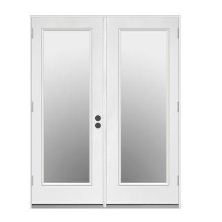 ReliaBilt 71.5 in 1 Lite Glass Steel French Outswing Patio Door