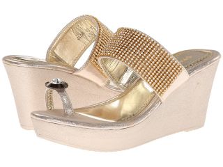 PATRIZIA Glowing Womens Wedge Shoes (Gold)