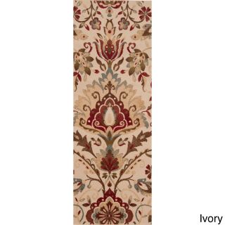 Woven Jasmine Floral Rug (3 X 8)