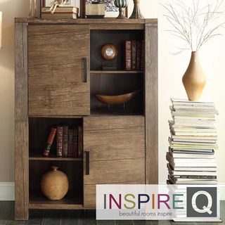 Inspire Q Catalpa Walnut Finish Weathered Sideboard