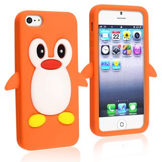 BasAcc Orange Penguin Silicone Case for Apple iPhone 5 BasAcc Cases & Holders