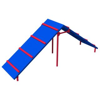 Ultra Play Blue and Red Dog Park Ramp