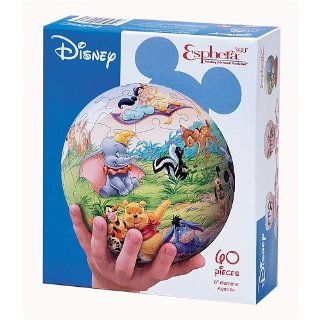 Disney Characters Esphera 3 D 60 Piece Plastic Puzzle Ball Toys & Games