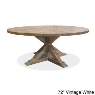 La Phillippe Reclaimed Wood Round Dining Table