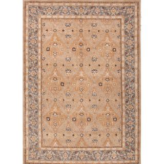 Hand tufted Traditional Oriental pattern Brown Accent Rug (2 X 3)