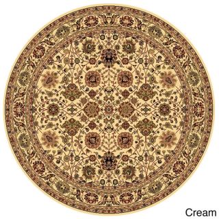 New Vision Tabriz Floral Round Rug (53)