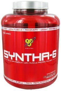 BSN Syntha 6 Ultra Premium Sustained Release Protein 5 lbs Health & Personal Care