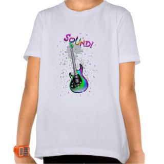 Electric Guitar Sound Colors Shirts