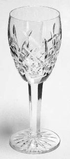 Waterford Araglin Cordial Glass   Cut Criss Cross & Verticals, Cut Foot