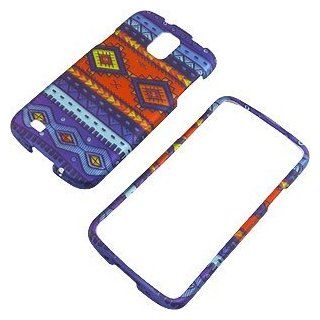Blue Decorative Tribal Protector Case for Samsung Galaxy S 4 Active SGH i537 Cell Phones & Accessories
