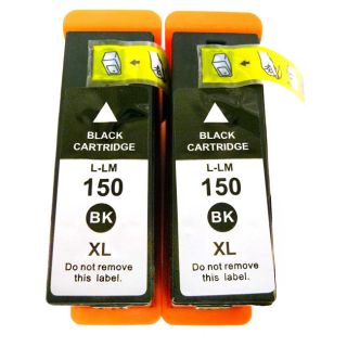 Compatible Lexmark 150xl 14n1614 Black Ink Cartridge (pack Of 2)
