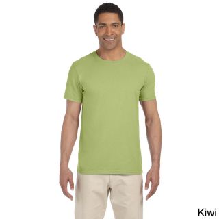 Gildan Mens Softstyle Fashion T shirt Green Size XXL