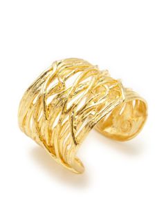 Gold Branch Cuff Bracelet by Clara Studio
