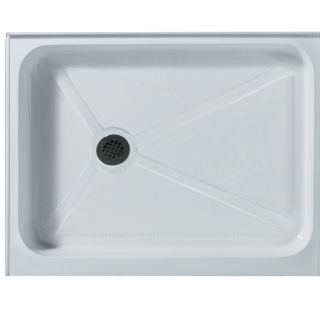 VIGO Shower tray 32.375 in x 48.125 in White Acrylic Shower Base