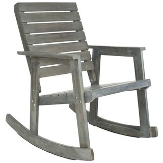 Safavieh Outdoor Alexei Brown Rocking Chair