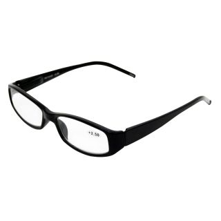Sleek Black Unisex Fashion Reading Glasses