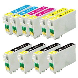 10 Pack US Patent compatible ink cartridge (Non Oem) for Epson 126 T126 NX330 NX420 Workforce 435 520 545 630 633 645 840 845 60 WF 7510 WF 7520 WF 7010 Printer Electronics