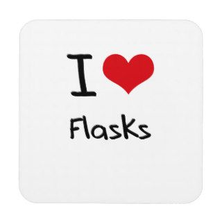 I Love Flasks Coasters