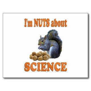 Nuts about Science Postcards