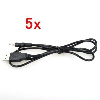 Neewer 5x USB 2.0 Type A to 3.5mm Male Audio Headphone Jack Cable Electronics