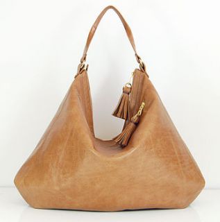 hand crafted leather hobo bag by de lacy