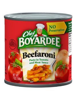 Chef Boyardee Beefaroni, 24 Count (Pack of 24)  Packaged Macaroni And Cheese  Grocery & Gourmet Food