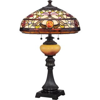 Tiffany Jewel With Imperial Bronze Finish Table Lamp