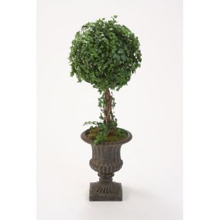 Distinctive Designs Silk Ivy Ball Topiary in Urn