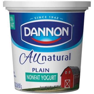 Dannon Fat Free Plain Yogurt 32 oz