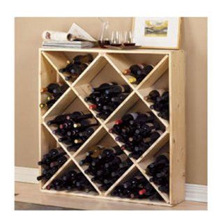 Pine Rack Cube 112 Bottle Mega Storage  WR550, #3370   Free Standing Wine Racks