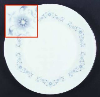 Wedgwood Josephine Blue Dinner Plate, Fine China Dinnerware   Blue Flowers And L