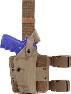 Safariland SLS Tactical Holster, Right Hand, STX FDE Brown MOLLE Locking Fork 6004 56 551 MS15  Gun Holsters  Sports & Outdoors