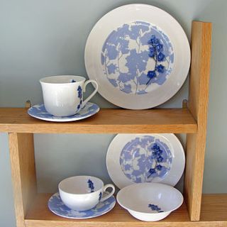 tableware set in various designs by joanna london print decorated ceramics