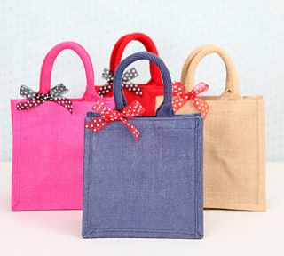jute bag by red berry apple