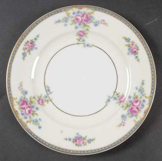 Thun Duchess Rose, The Salad Plate, Fine China Dinnerware   Pink Roses & Blue Fl