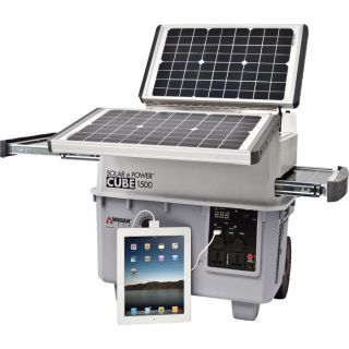 Solar ePower Cube 1500 Plus — 5-Panel, Model# EL2547  Portable Power Solutions