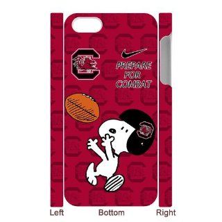NCAA South Carolina Gamecocks Funny Snoopy Nike Logo Hard Cases Cover for iPhone 5/5s Electronics