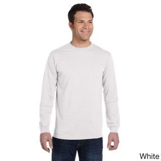Econscious Mens Organic Cotton Classic Long Sleeve T shirt White Size XXL
