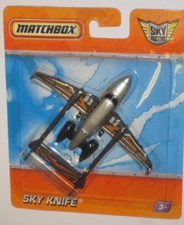 Matchbox Sky Busters Missions Aircraft   Sky Knife   2010 Mattel Toys & Games