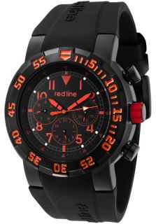Red Line 50027 BB 01OR  Watches,Mens RPM Black Dial Black Silicone, Casual Red Line Quartz Watches