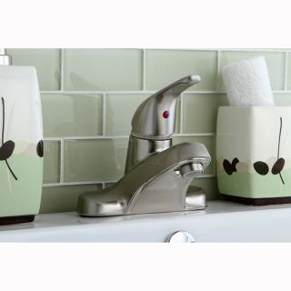 Satin Nickel Single handle Bathroom Faucet