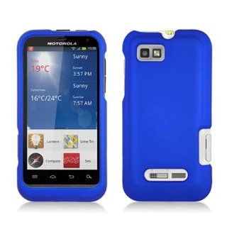 Aimo Wireless MOTXT556PCLP002 Rubber Essentials Slim and Durable Rubberized Case for Motorola Defy XT   Retail Packaging   Blue Cell Phones & Accessories